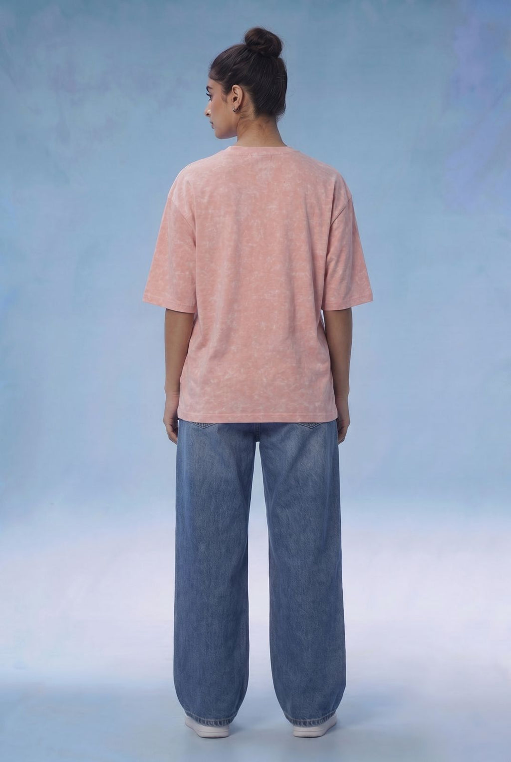 Dusty Pink Washed Oversized T-Shirt