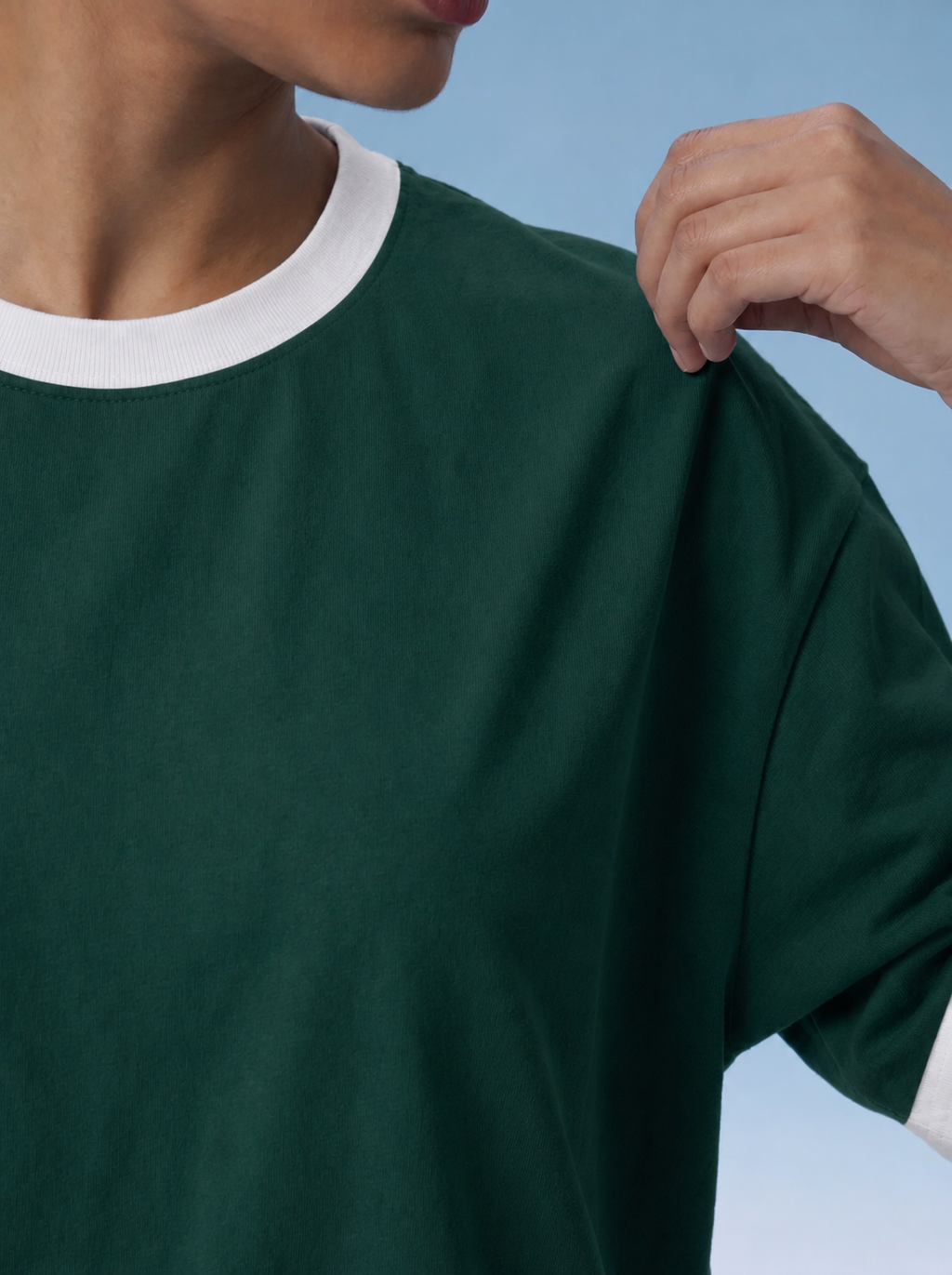 Dark green Ringer over size